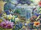 Painting Kits for Adults,Landscape Diamond Art Kits Flowers, Full Diamonds Paintings with Diamond Dots Gem Crafts Flower Garden Home Decor 16 * 12inch